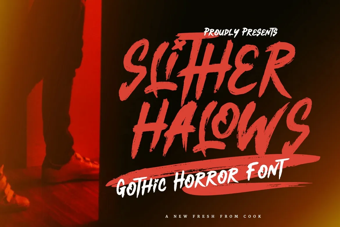 8. Slither Halows – Gothic Horror Font